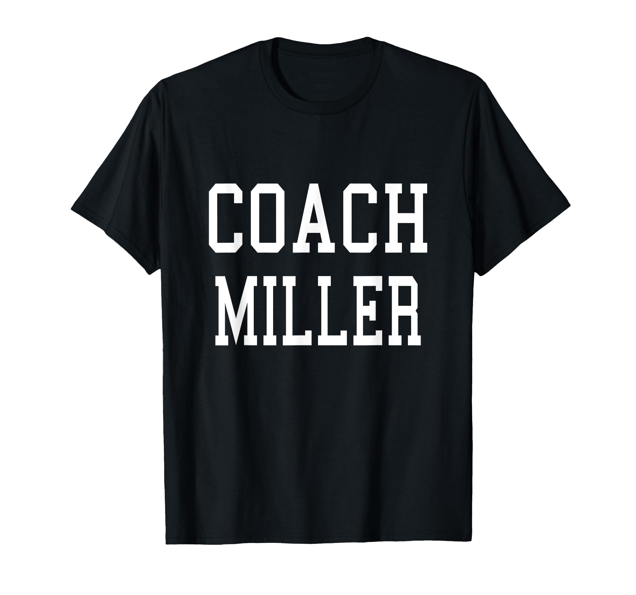 Coach Miller Custom Football Soccer T-Shirt - Unique Graphic Unisex