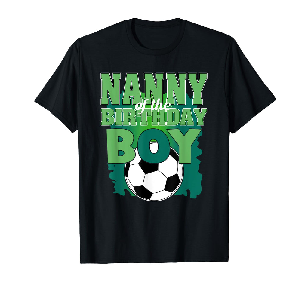 Nanny Birthday Soccer Group Family T-Shirt - Trendy Graphic for Adults