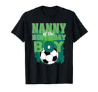 Nanny Birthday Soccer Group Family T-Shirt - Trendy Graphic for Adults