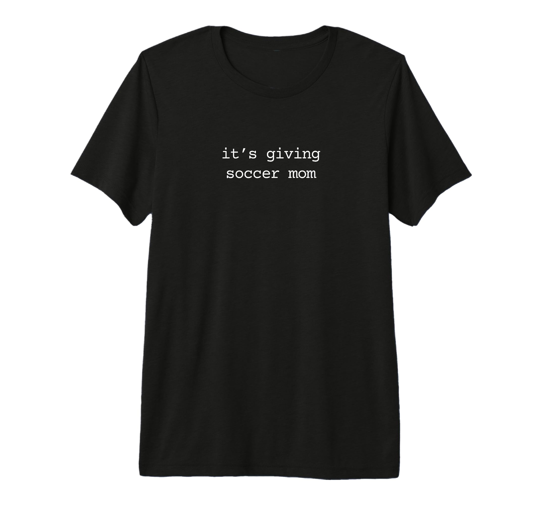 Its Giving Soccer Mom Soccer Mama Tri T-Shirt - Unique Graphic Men Women