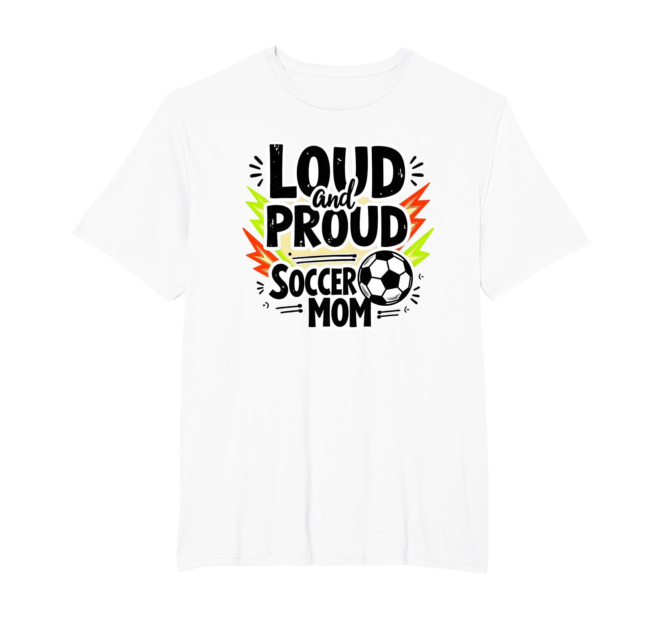 Loud And Proud Soccer Mom Mens Big Sweatshirt - Aesthetic Graphic Unisex