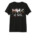 Mom Both Baseball Soccer Heart T-Shirt - Minimalist Print Men Women