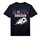 Proud Haiti Soccer Fans Jersey Pride T-Shirt - Trendy Graphic Unisex