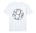 Soccer Ball Performance T-Shirt - Casual Everyday Wear Men Women