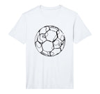 Soccer Ball Performance T-Shirt - Casual Everyday Wear Men Women