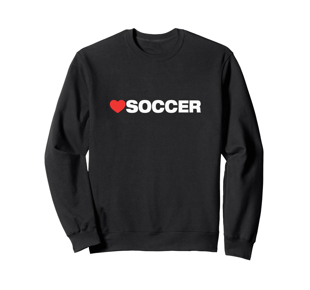 Love Soccer Minimalist Aesthetic Like Sweatshirt - Trendy Graphic Unisex