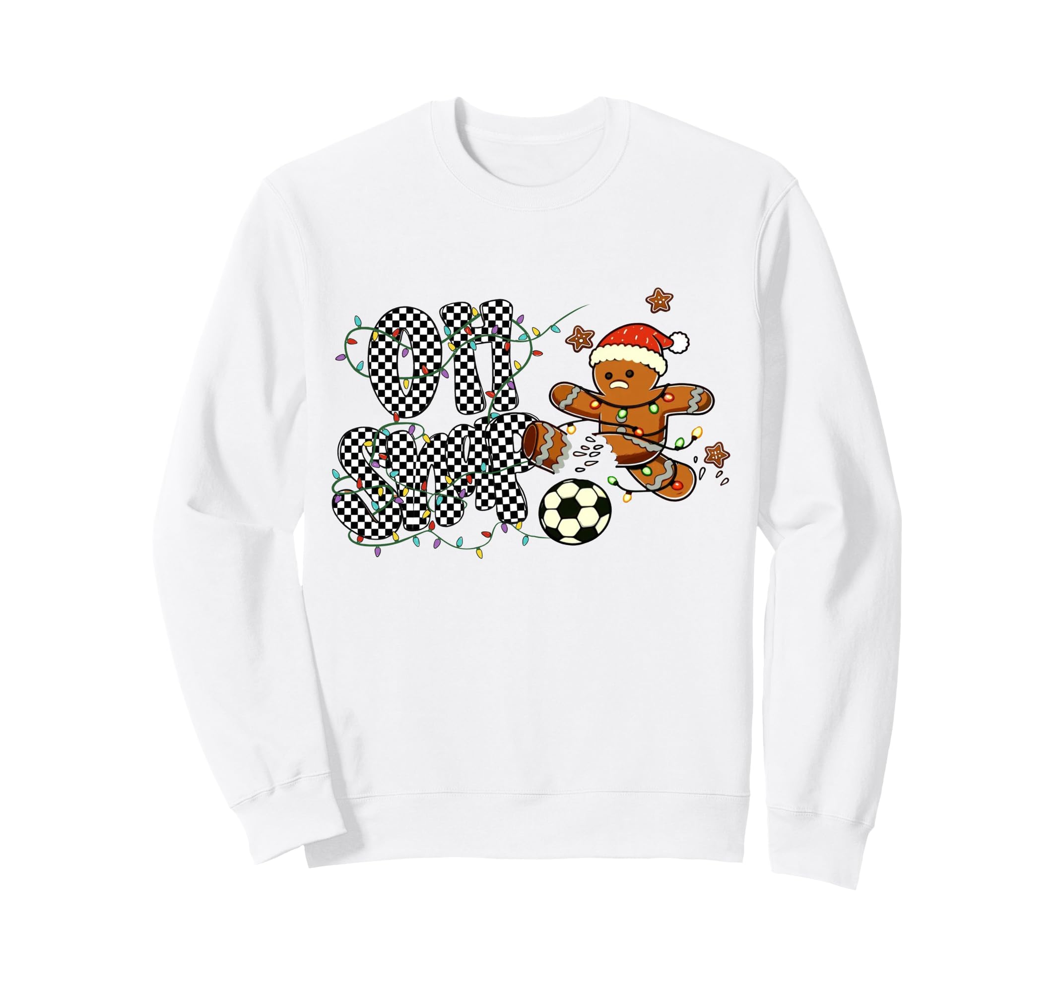 Funny Oh Snap Gingerbread Soccer Sweatshirt - Streetwear Style Men Women