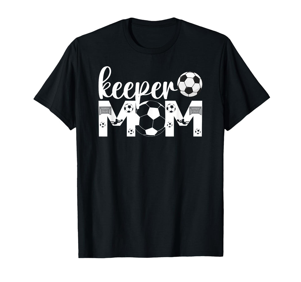 Soccer Keeper Mom Proud Mother Soccer T-Shirt - Graphic Print Unisex