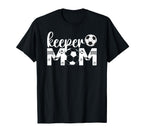 Soccer Keeper Mom Proud Mother Soccer T-Shirt - Graphic Print Unisex