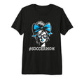 Soccer Mom Bow Football Mama Mothers Day T-Shirt - Trendy Graphic Unisex