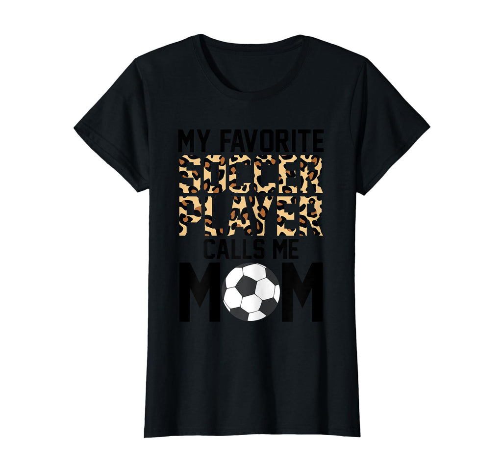 My Favorite Soccer Player Calls Me T-Shirt - Minimalist Print for Adults