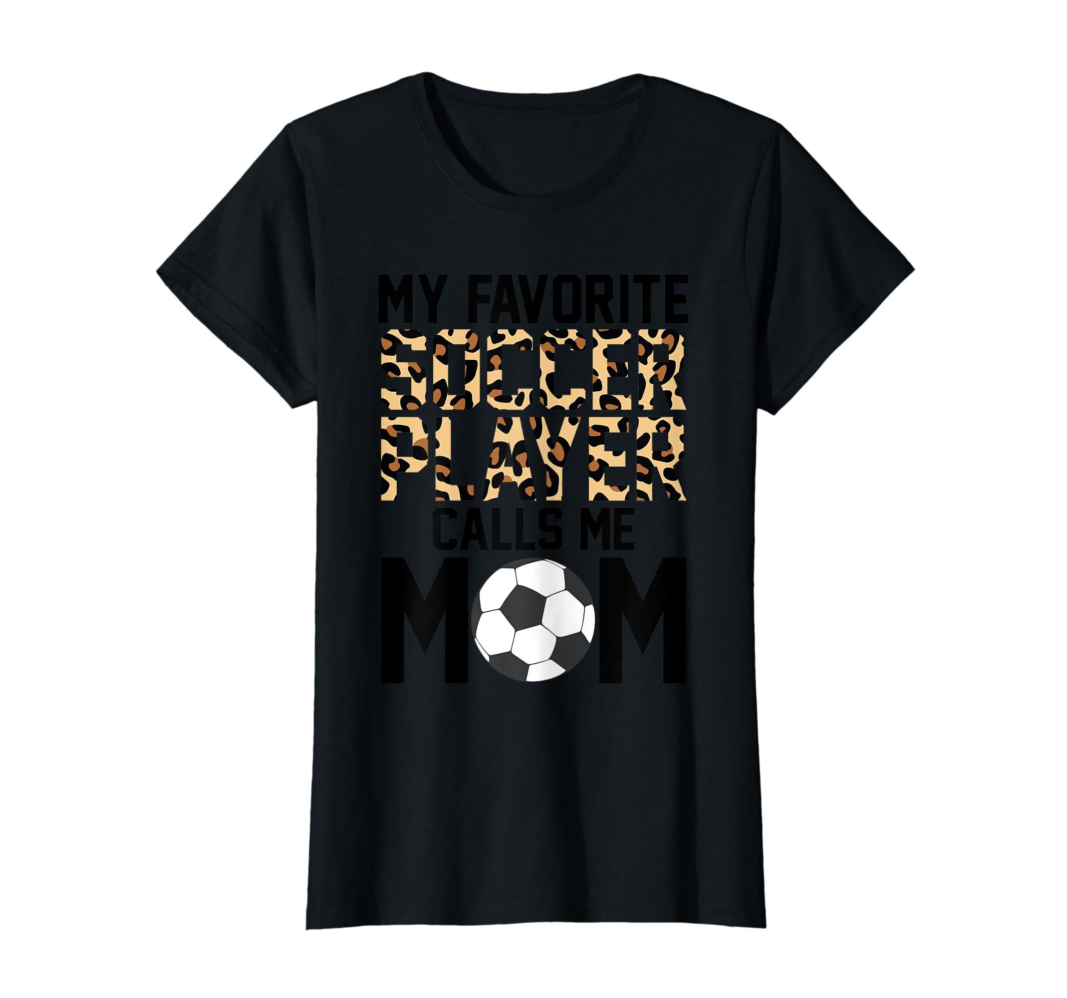 My Favorite Soccer Player Calls Me T-Shirt - Minimalist Print for Adults