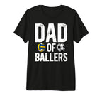 Mens Dad Ballers Proud Volleyball T-Shirt - Minimalist Print Men Women