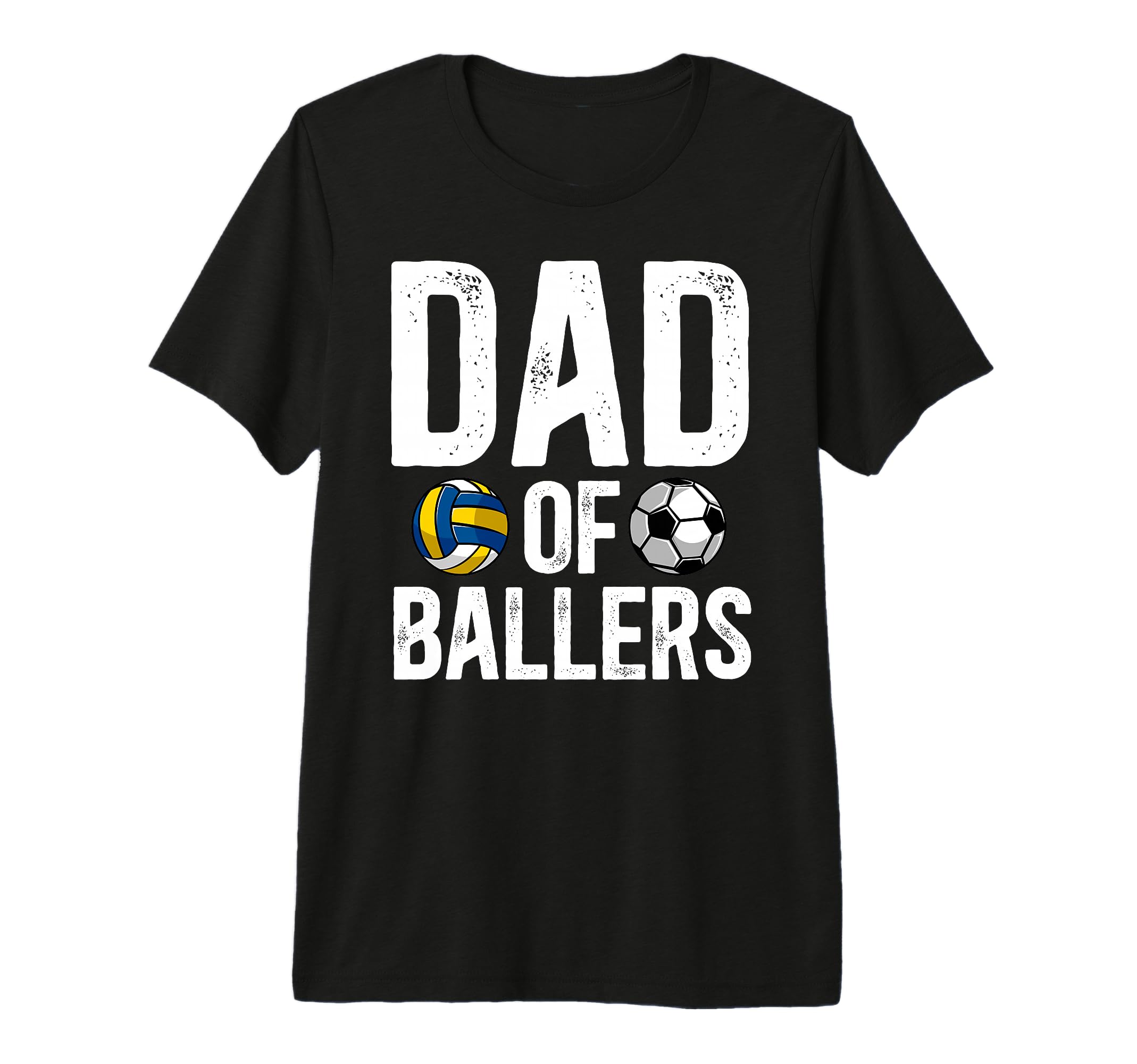 Mens Dad Ballers Proud Volleyball T-Shirt - Minimalist Print Men Women
