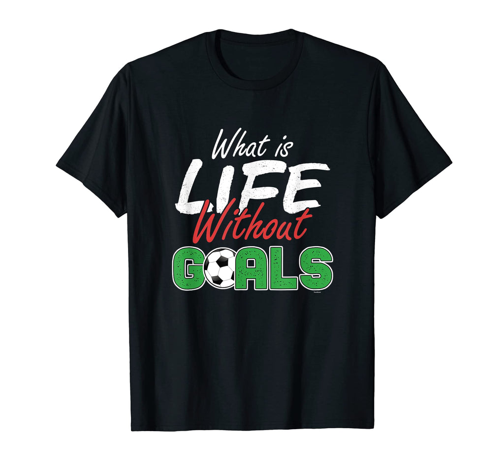 Football Soccer Player Sports Goals T-Shirt - Minimalist Print Men Women