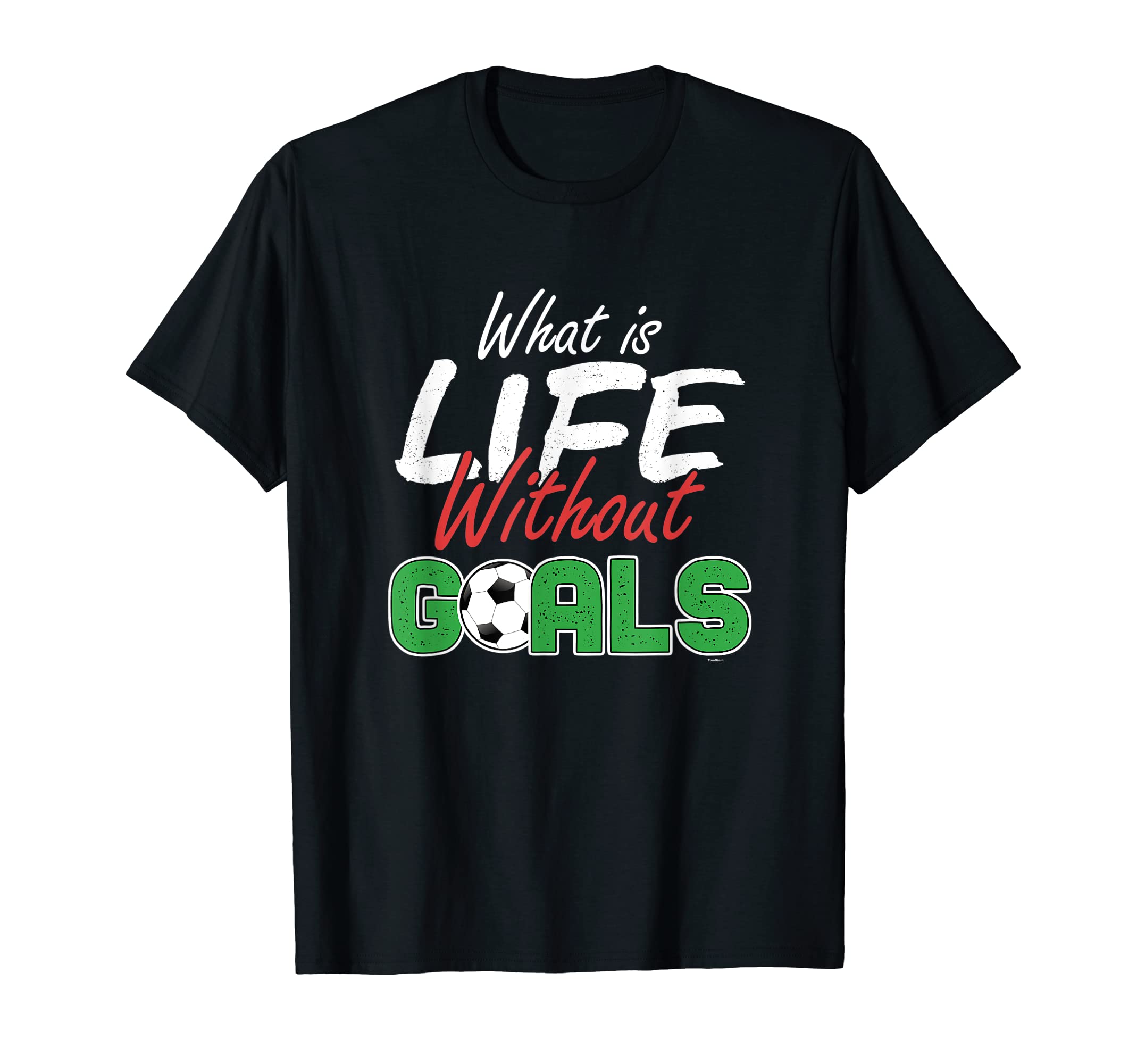 Football Soccer Player Sports Goals T-Shirt - Minimalist Print Men Women