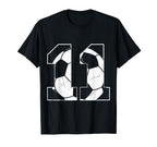 11Th Birthday Soccer Player Football T-Shirt - Aesthetic Graphic Men Women