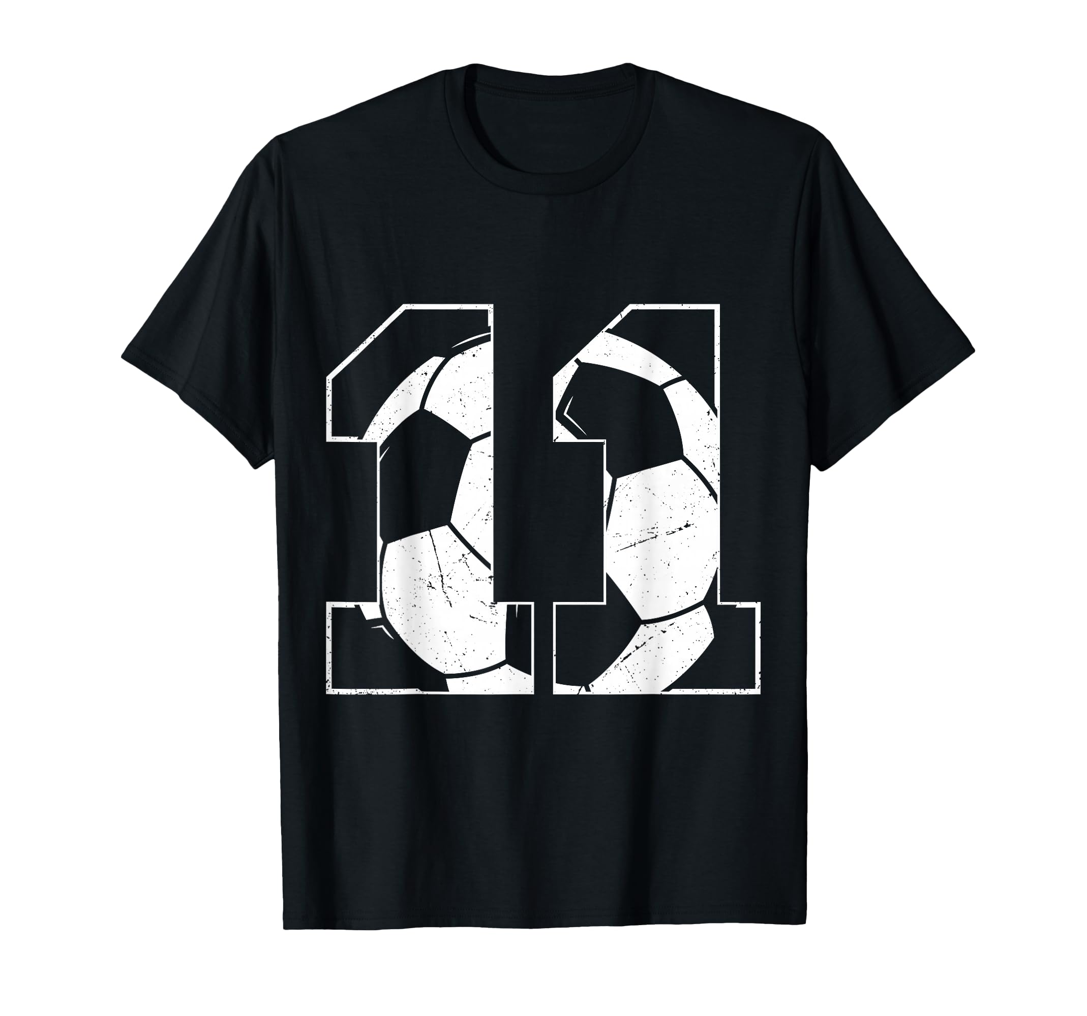 11Th Birthday Soccer Player Football T-Shirt - Aesthetic Graphic Men Women