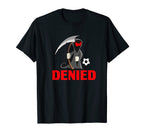 Soccer Team Goalie Goalkeeper T-Shirt - Casual Everyday Wear Men Women
