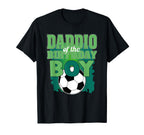 Daddio Birthday Soccer Group Family Matching T-Shirt - Graphic Print Unisex