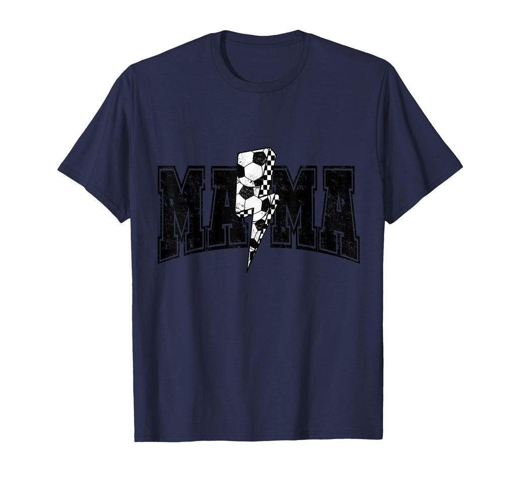 Soccer Mama Varsity Big Lettering T-Shirt - Fun Novelty Design for Adults