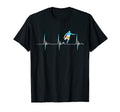 Argentina Soccer Player Ball Heartbeat T-Shirt - Novelty Apparel Unisex
