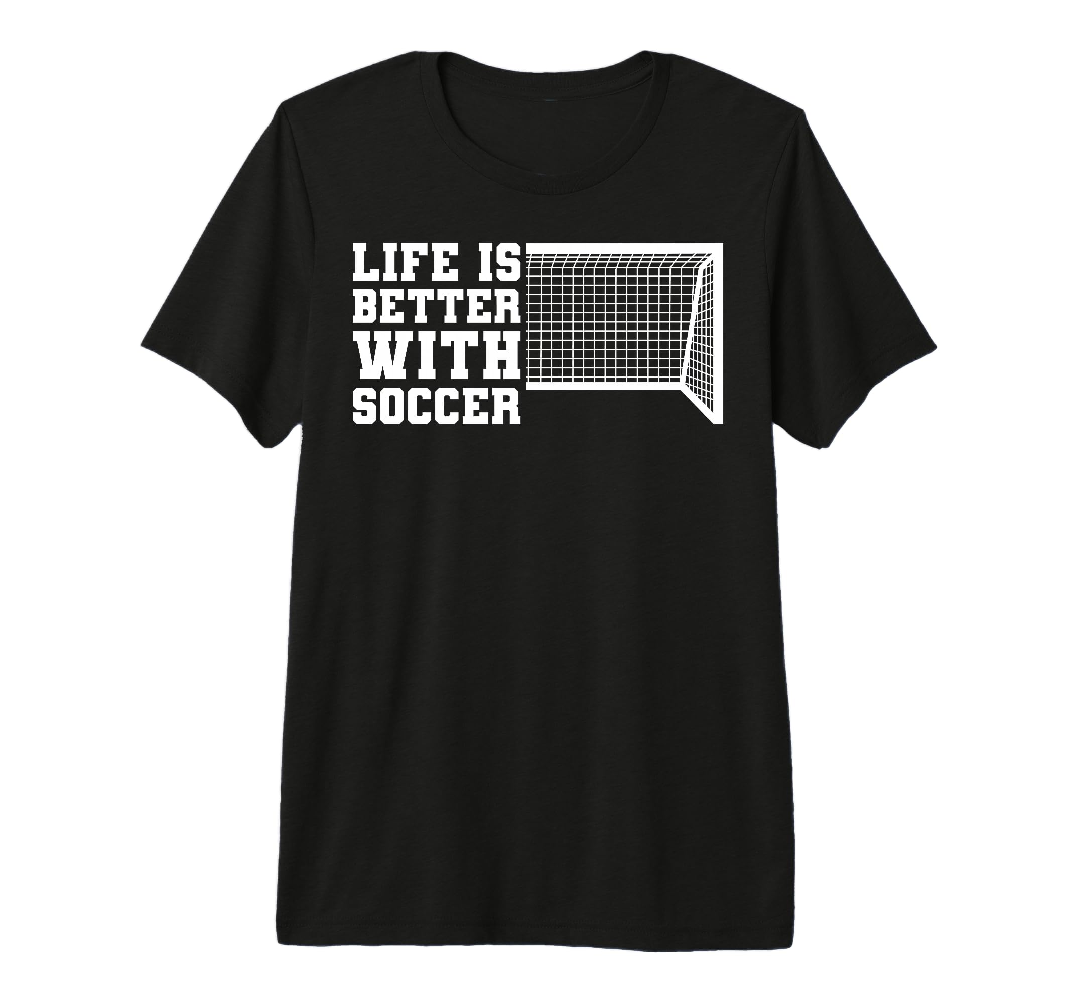 Better Soccer Tri Blend T-Shirt - Minimalist Print Unisex