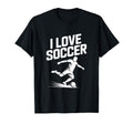 I Love Soccer Football Fans T-Shirt - Unique Graphic Unisex