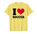 I Love Soccer T-Shirt - Streetwear Style for Adults