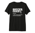 Mens Soccer Coaching Training Trainer T-Shirt - Unique Graphic Unisex