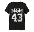 Number 43 Custom Proud Soccer Futbol T-Shirt - Custom Art Print Men Women