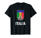 Italia Soccer Support Team Football T-Shirt - Fun Novelty Design Men Women