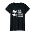 Soccer Sports Just Who Loves Soccer T-Shirt - Fun Novelty Design Unisex