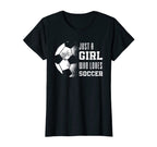 Soccer Sports Just Who Loves Soccer T-Shirt - Fun Novelty Design Unisex