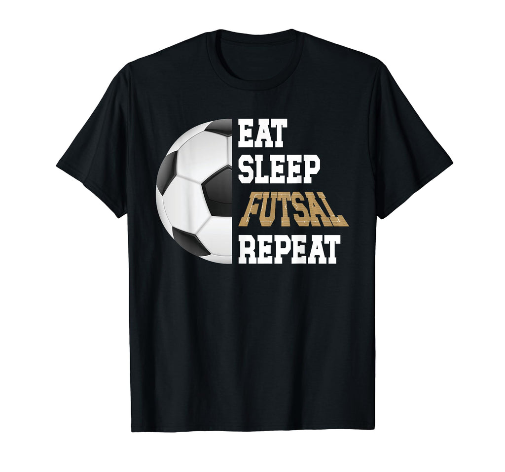 Soccer Football Futsal Playing Eat T-Shirt - Custom Art Print Men Women