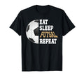 Soccer Football Futsal Playing Eat T-Shirt - Custom Art Print Men Women