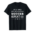 Soccer Sports Lover Life Is Simple T-Shirt - Unique Graphic for Adults
