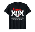 Soccer Team Mom Definition Soccer T-Shirt - Streetwear Style Men Women