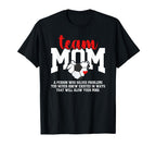 Soccer Team Mom Definition Soccer T-Shirt - Streetwear Style Men Women