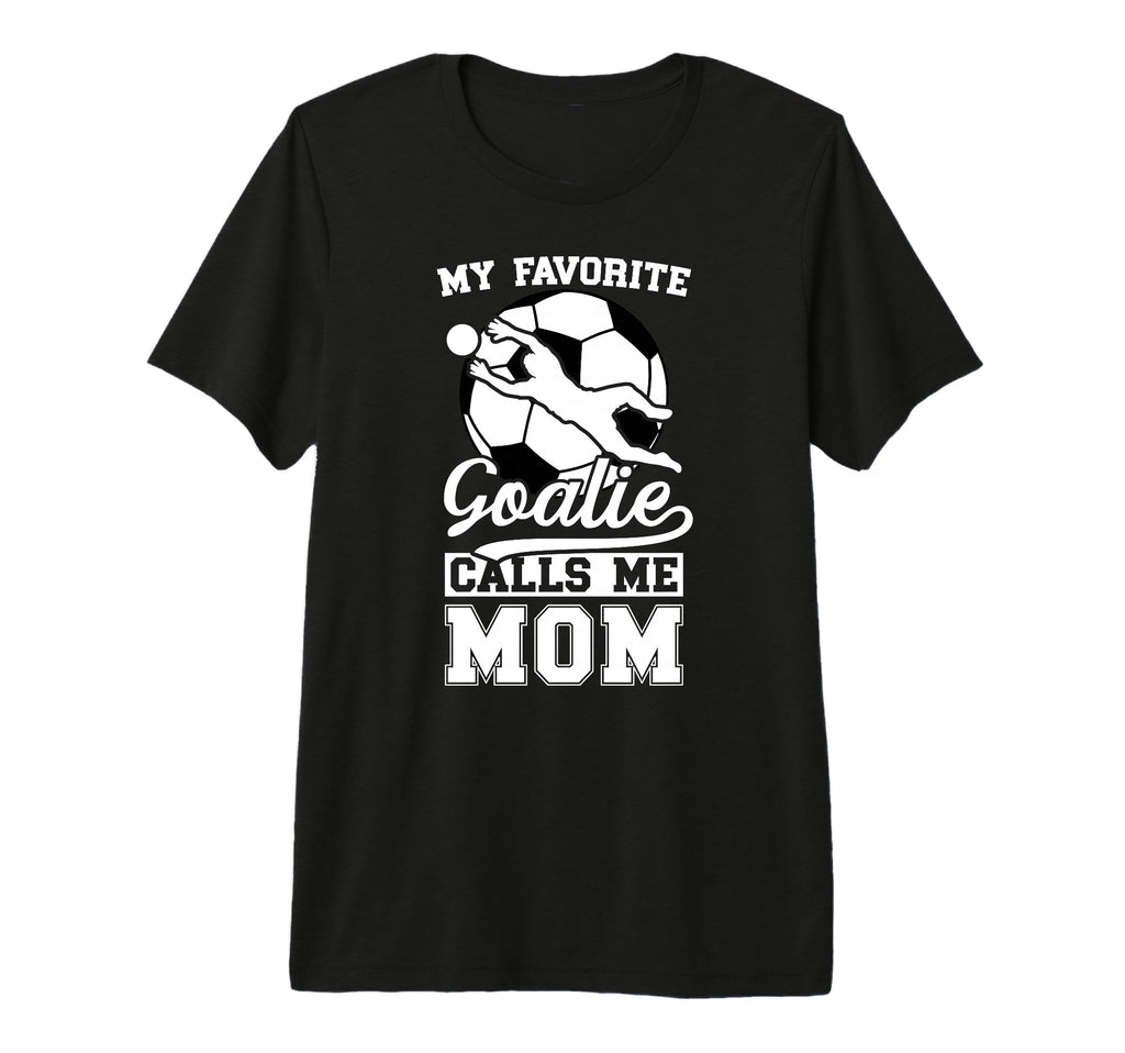 Proud Soccer Keeper Mom Soccer T-Shirt - Casual Everyday Wear Unisex