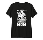 Proud Soccer Keeper Mom Soccer T-Shirt - Casual Everyday Wear Unisex