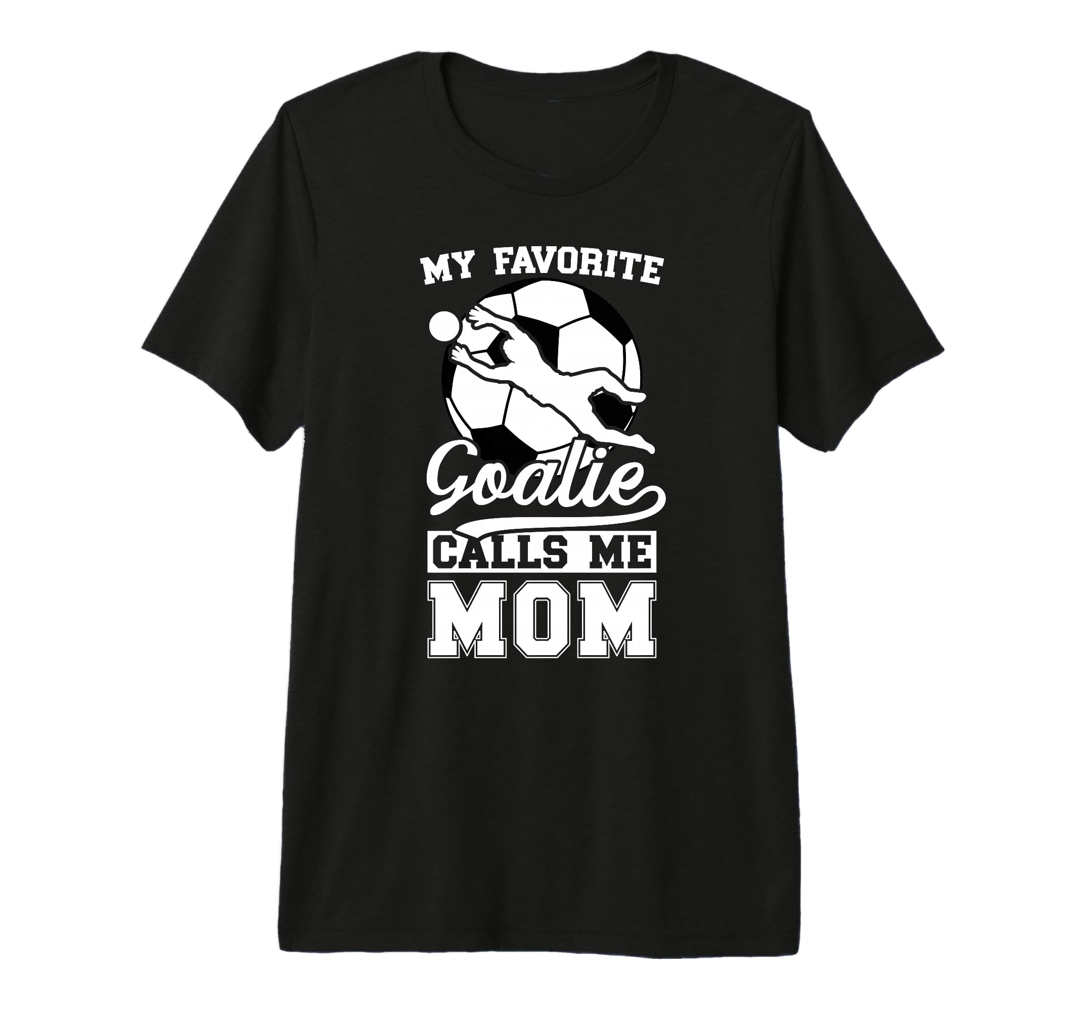Proud Soccer Keeper Mom Soccer T-Shirt - Casual Everyday Wear Unisex