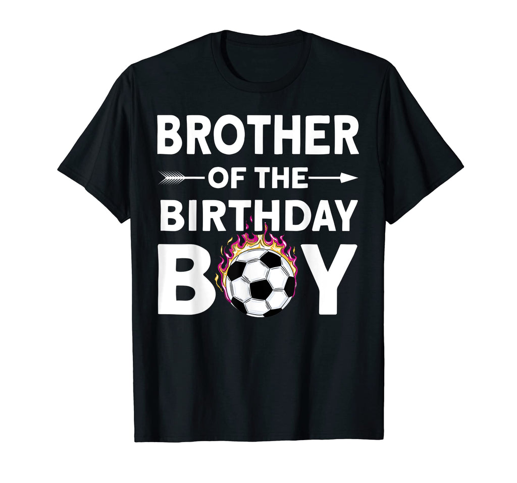 Brother Birthday Soccer Family Love T-Shirt - Graphic Print for Adults