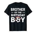 Brother Birthday Soccer Family Love T-Shirt - Graphic Print for Adults