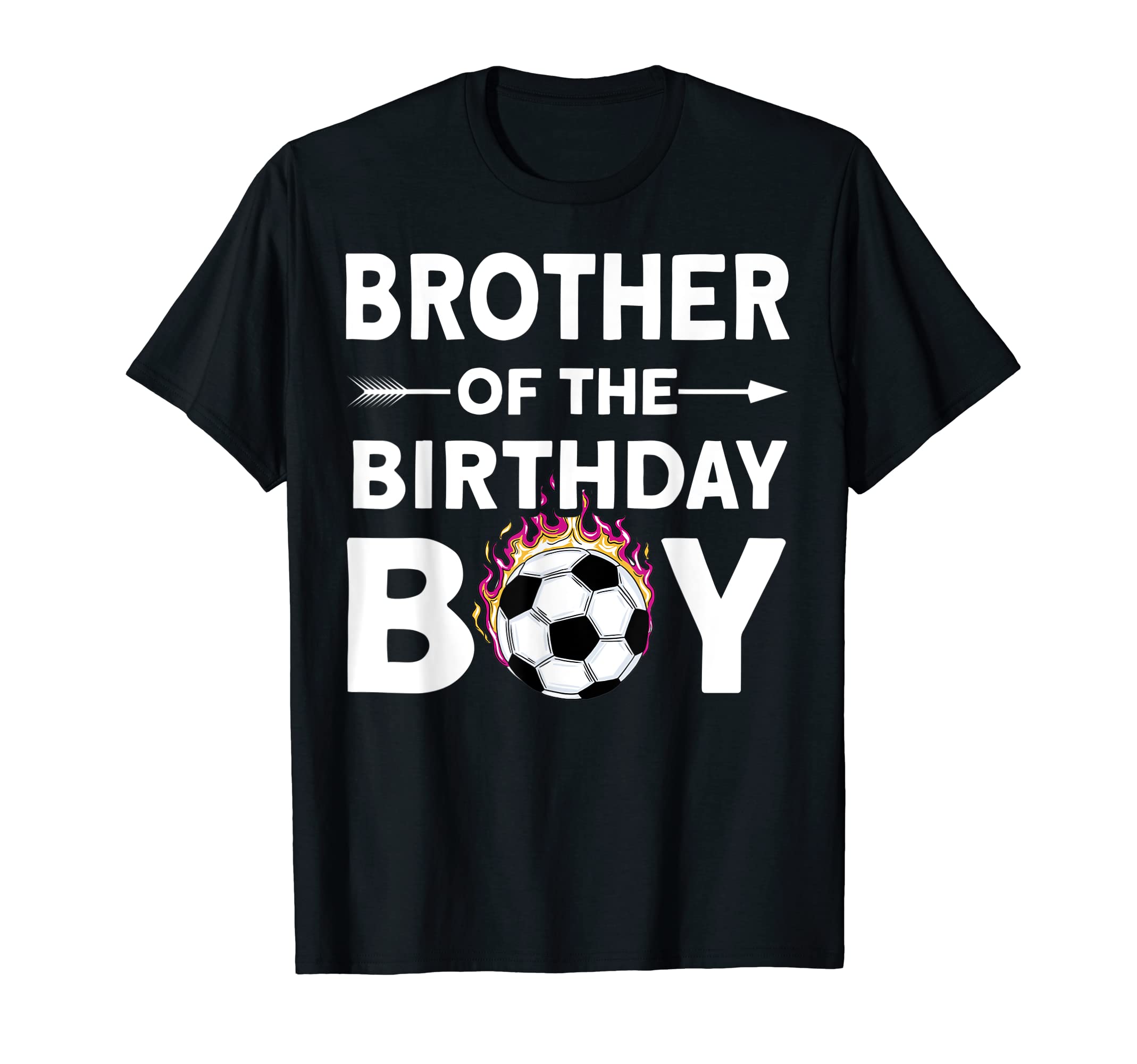 Brother Birthday Soccer Family Love T-Shirt - Graphic Print for Adults