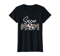 Funny Soccer Mom Leopard Gifts Mothers T-Shirt - Trendy Graphic Men Women