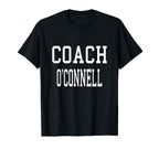 Coach Oconnell Custom Football T-Shirt - Aesthetic Graphic for Adults