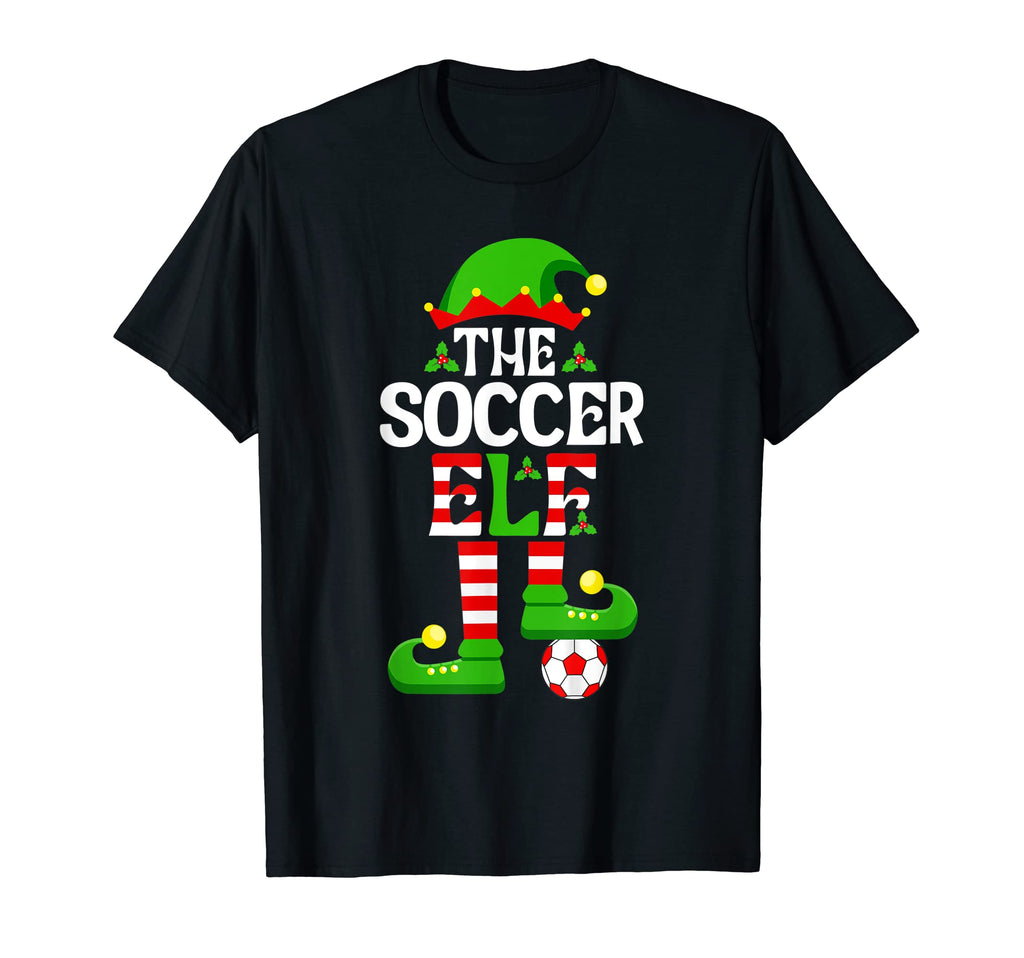 Soccer Elf Funny Family Matching T-Shirt - Minimalist Print Men Women