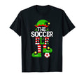 Soccer Elf Funny Family Matching T-Shirt - Minimalist Print Men Women
