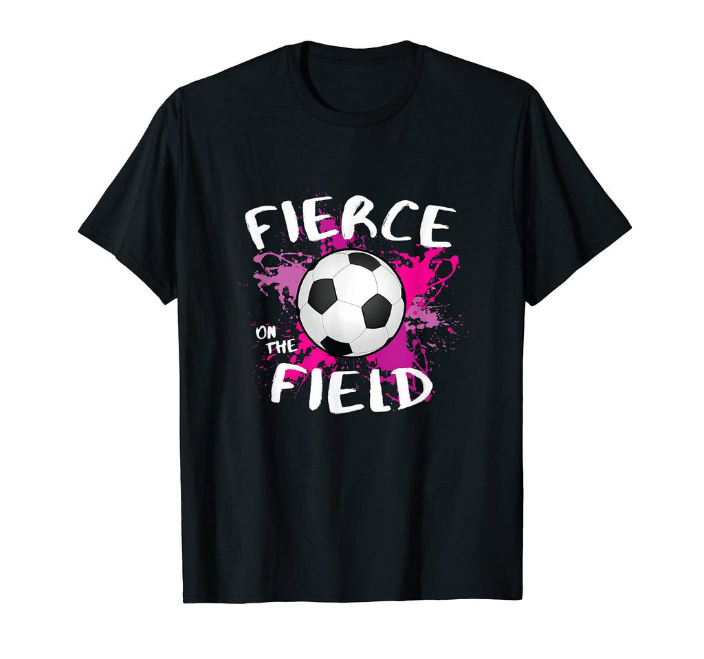Fierce Field Soccer Player T-Shirt - Streetwear Style Unisex
